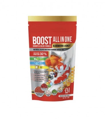 Boost All In One Bloodworm & Honey Fish Food 200g S (PCN06157)