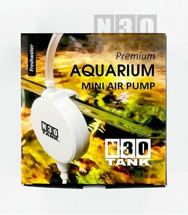 N30 Premium Aquarium Mini Air Pump - White Disk (N0143)