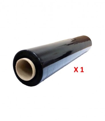 Black Stretch Film Baby Roll 20 micron x 500mm x 245m