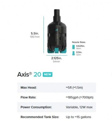 Aqua Illumination AI AXIS 20 Centrifugal Return Pump