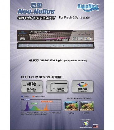 Aquanice Neo-Helios Ultra Slim XP-900 Flat Light 48W