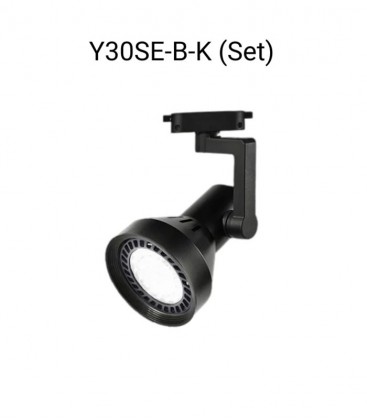 Week Aqua Y30 LED Spotlight Black (Body + Bulb)