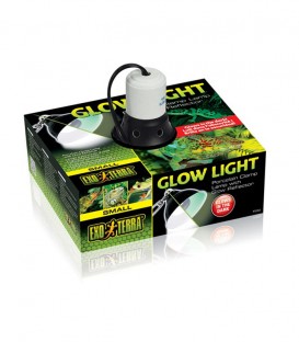 Exo Terra PT2052 Glow Light Porcelain Clamp Lamp, Small