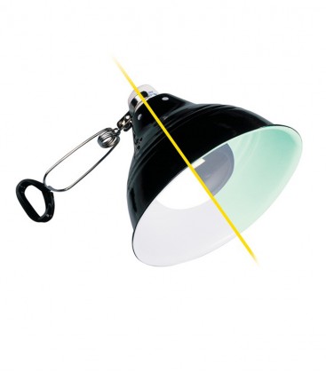 Exo Terra PT2054 Glow Light Porcelain Clamp Lamp (Medium)