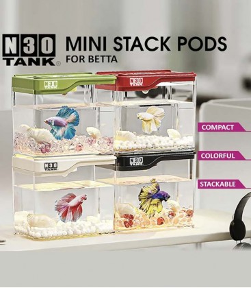 N30 Mini Stack Pods - Betta Fish Tank