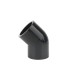 N30 DIN 45-Degree Elbow Grey UPVC