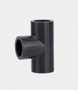 N30 DIN Tee Grey UPVC