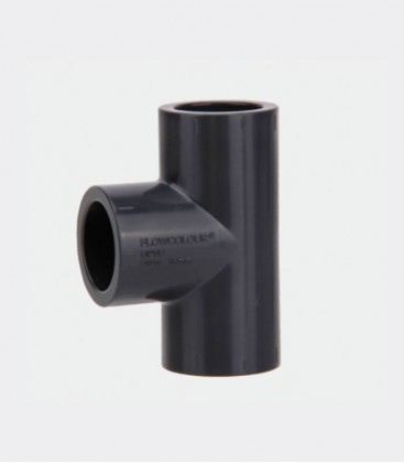 N30 DIN Tee Grey UPVC