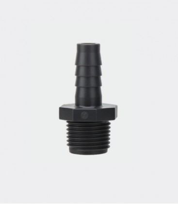 N30 DIN Thread Hose Adapter Grey UPVC