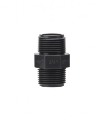 N30 DIN Nipple Thread (TxT) Grey UPVC