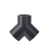 N30 DIN Y Tee Socket (SxSxS) Grey UPVC