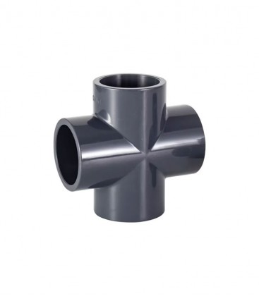 N30 DIN Cross Grey UPVC