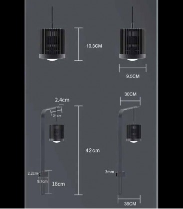 Mayin Super Colour 100W Goldfish Tank Lighting - Aquarium Light