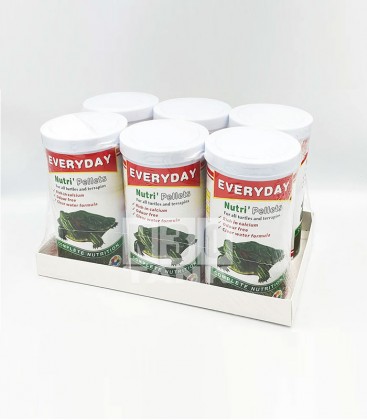 Everyday Turtle Pellets Food 370g x 6 (FF004) Free Turtle Conditioner (A7510)