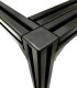 N30 Heavy Duty Aluminium Stand for Fish Tanks Aquarium 3 Tiers (Black) Various Sizes