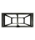 N30 Heavy Duty Aluminium Stand for Fish Tanks Aquarium 3 Tiers (Black) Various Sizes