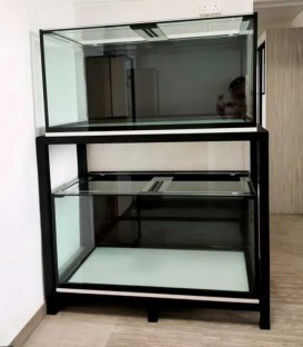 N30 TC Tank 4x2x2ft Euro Bracing 10mm All Japan Glass