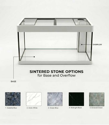 N30 NW Arowana Aquarium Tank with Aluminium Cabinetry