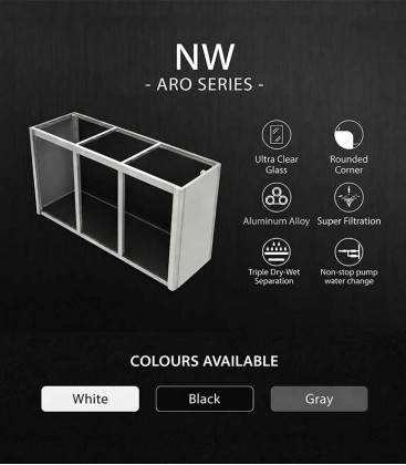 N30 NW Arowana Aquarium Tank with Aluminium Cabinetry