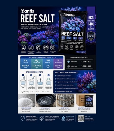 Mantis Reef Salt 5kg / 20kg - Synthetic Sea Salt for Marine Tanks