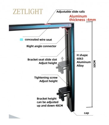  Zetlight H series Gantry Bracket