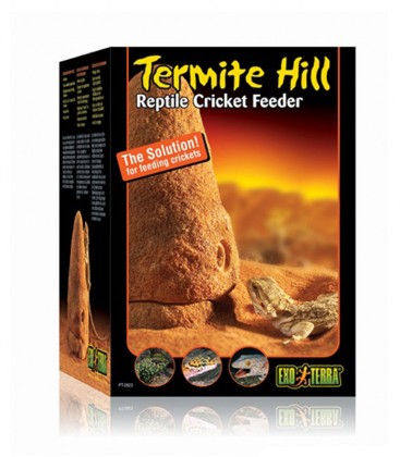 Exo Terra Feeding Rock PT2821 - feeding crickets insects to reptile