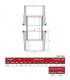 N30 DIN Extend Bulkhead White UPVC (T1) - Aquarium Piping Connection