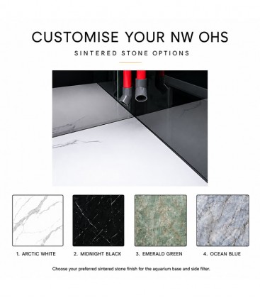 N30 NW OHS 150 S2 Tank Overhead Filter Set Crystal Glass Tank