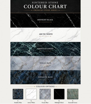 N30 NW Arowana Tank 6 (NW Aro 6 S2) - Sintered Stone Colour Chart