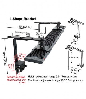 Zetlight M5 L-Shape Bracket - Light Mounting Accessories