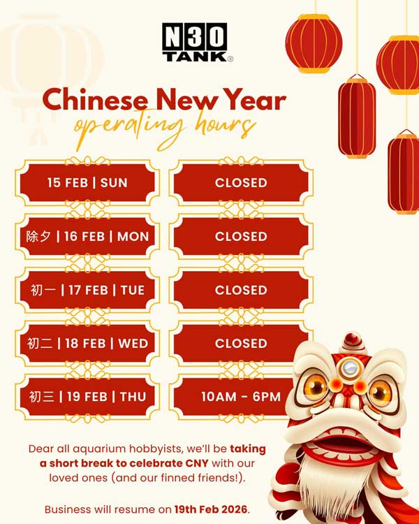 n30 tank is closed during cny