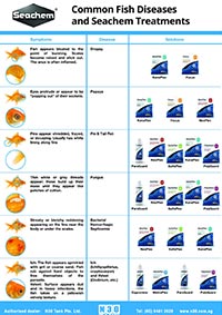 Common Fish Diseases (Seachem Treatments)