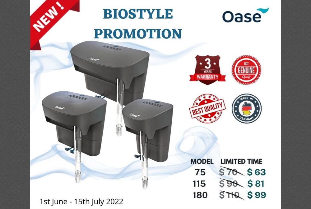 oase biostyle sale promotion offer in Singapore