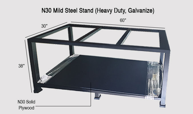 Brand New 2-tier N30 Galvanised Mild Steel Heavy-Duty Stand