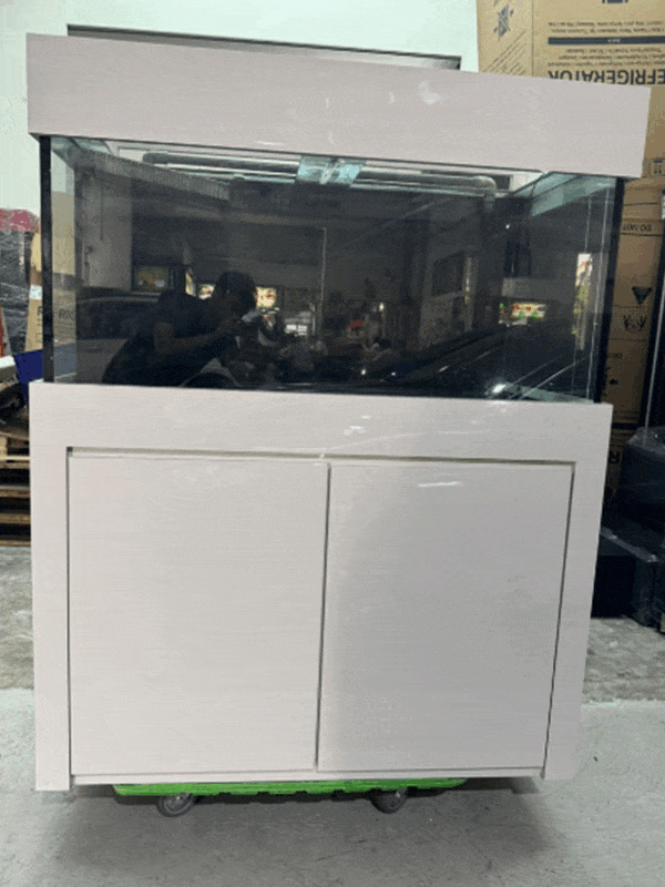 Second Hand White 4ft Aquarium Overflow 3ft Sump
