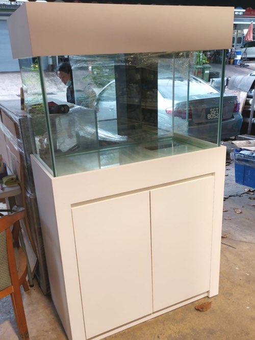 second hand fish tank with cabinet 3 feet aquarium for sale