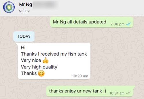 customer reviews fish tank made by N30 Tank