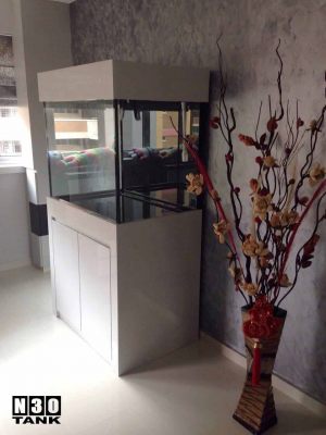 3ft-003 N30 Tank - 3ft Tank with Cabinet. All Japan Grade 1 glass Arowana Tank Set.