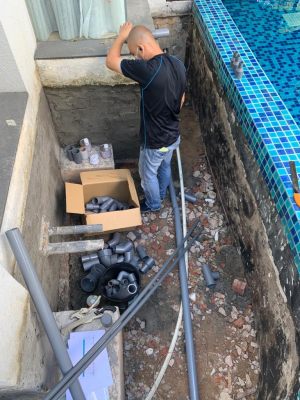 Convert area into fish pond (08)