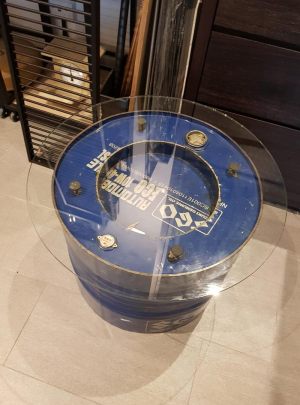 Round Tempered (Safety) Glass Table Top. Clear glass finely processed without air bubbles. Polished by CNC machine to yield a flat smooth edge.
