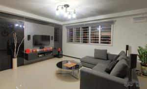 TV console living