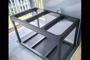 MT-844: Aluminium stand custom-fit for the aquarium tank (N30 Tank)