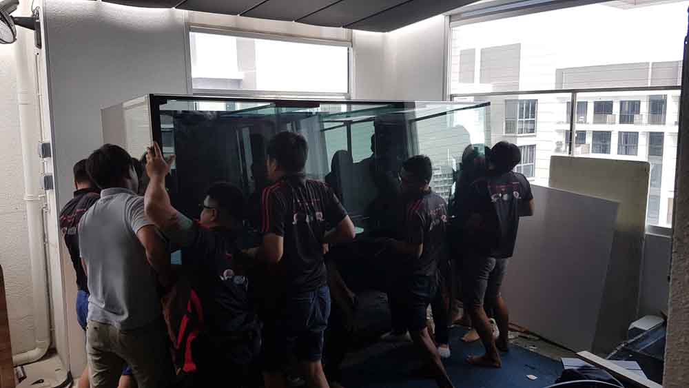 Professional Fish Tank Mover Service, Aquarium Transport N30 Tank