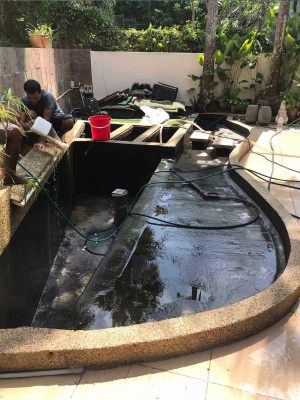 N30 pond repair works in progress