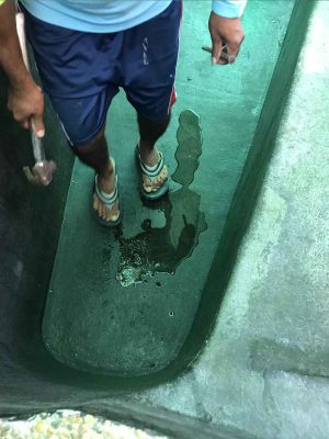 Checks on all the waterproofings