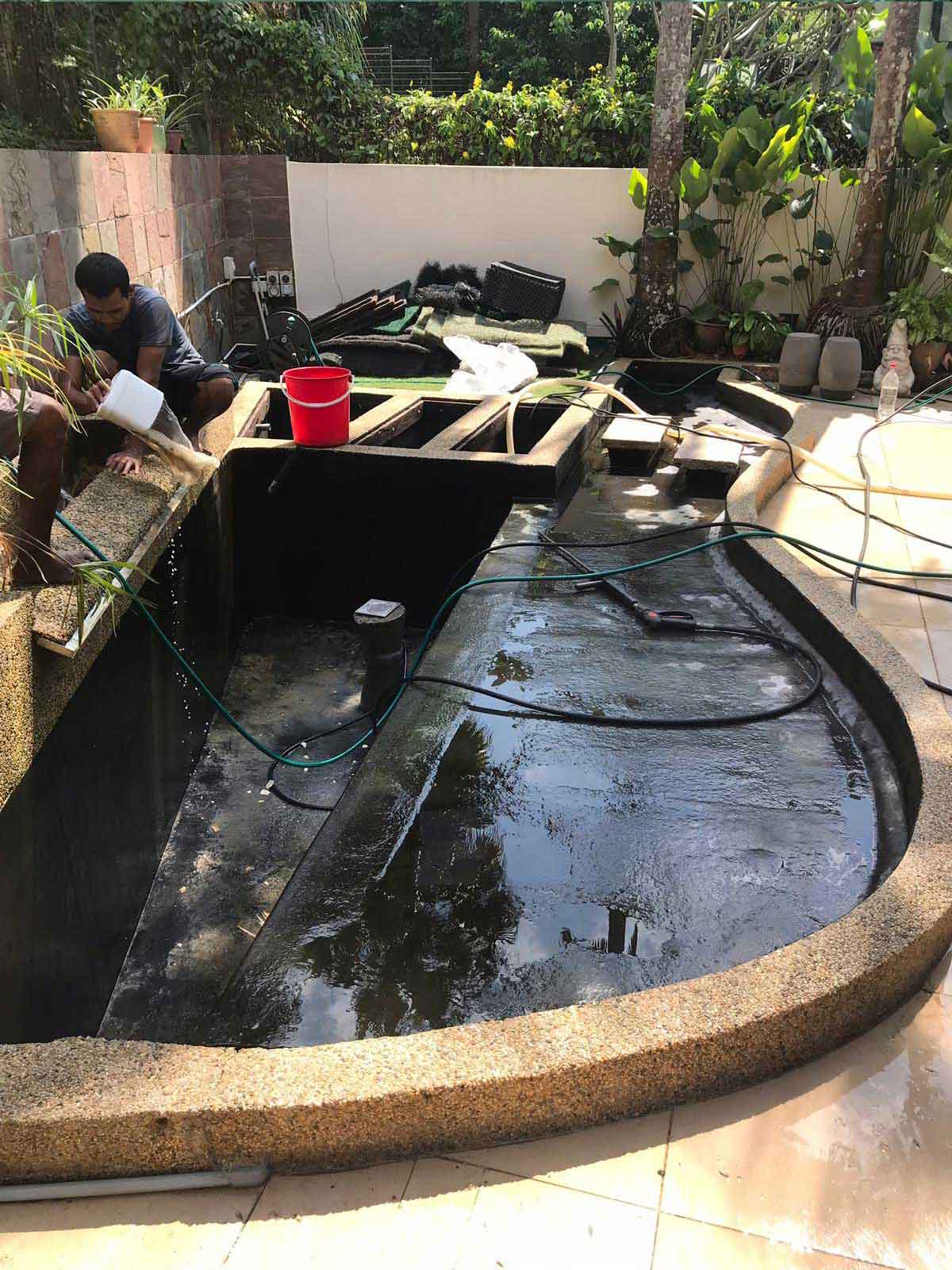 Pond Repair & Maintenance Specialist Singapore Contractor N30 Tank