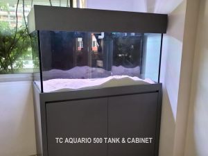 RMT-003: TC AQUARIO 500 FW 2.0 150X60X60CM WITH SUMP TANK. Sand substrate aqua scaping.