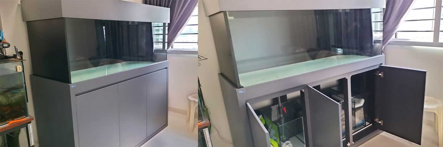 Picture of Ready-Made Aquarium Fish Tank with Cabinet & Sump - N30 Tank