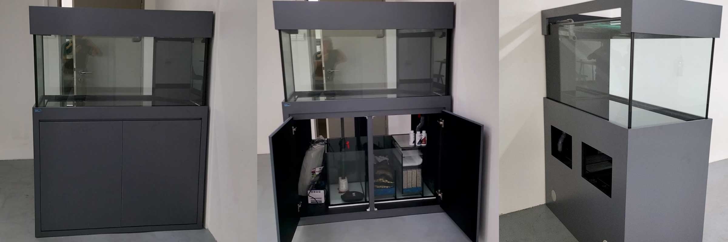 Image showcasing Ready-Made Aquarium Fish Tank with Cabinet & Sump - N30 Tank