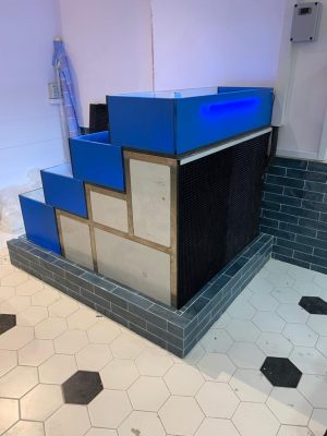  Restaurant Seafood Tank with Steps - Built by N30 Tank